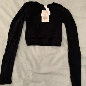 NWT Fabletics crochet Crop top